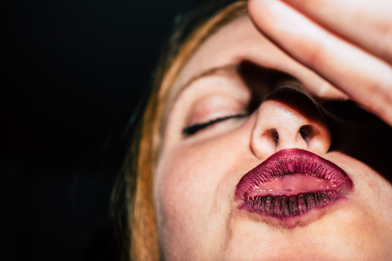 headshot, human face, kiss, adult, front view, close-up, emotion, young adult, night, girl, 5K, lipstick, beautiful woman, make-up, human lips, indoors