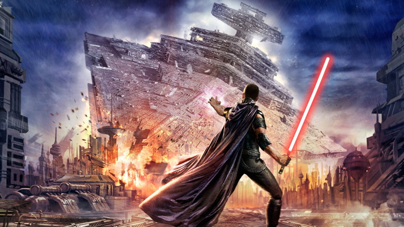 motion, Starkiller (Star Wars), Sith (Star Wars), building, night, wars, Man, holding, cloud - sky, government, digital composite, Star Wars