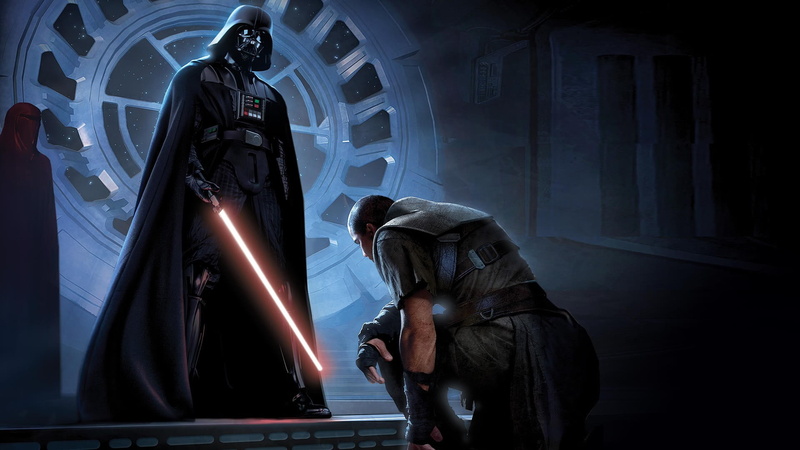 communication, sign, illuminated, social issues, video games, Starkiller, Star Wars, mask, darth vader, aggression, hood - clothing, people, adult, men