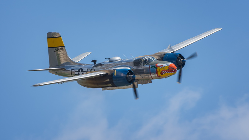 Douglas, Invader, A-26, middle, bomber, 5K