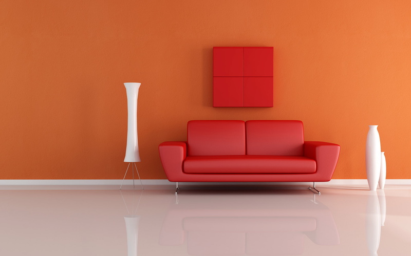 1080P, red, photography, living rooms, couch