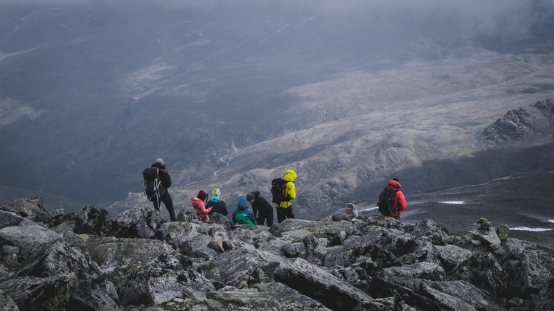 nature, wallaper, wilderness, backpack, mountain range, adventure, rock - object, mountain, real people, arcteryx, day, ambient, norway, warm clothing