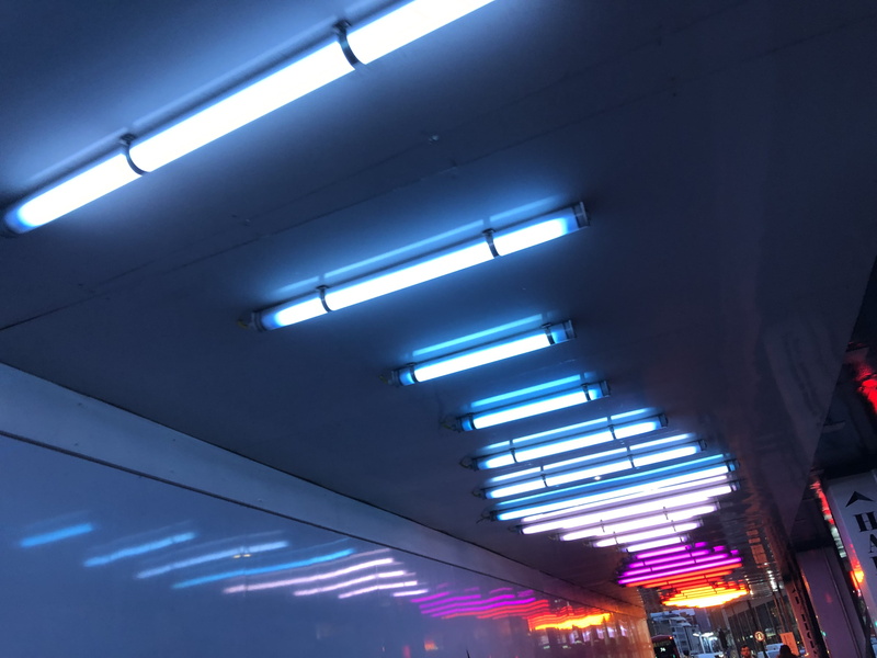 no people, built structure, ambient lighting, lighting equipment, modern, nightlife, city, lighting, interior design, dark, glowing, neon, aircraft, transportation