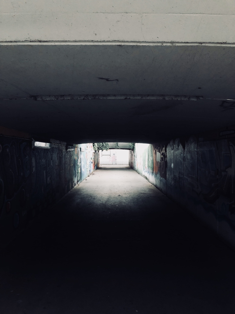 interior, tourism, glow, hindenburganlage, dark green, 4K, underpass, underground, direction, the way forward, parking garage, arcade, long, street, wall - building feature