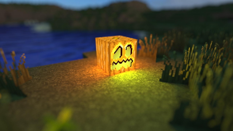 pumpkin, Minecraft, video games, 1080P