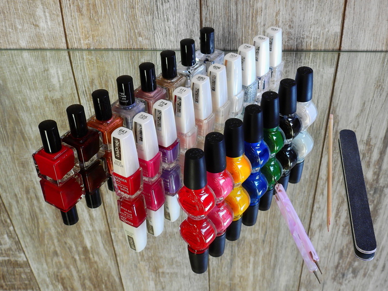 nail, assorted, tools, red, 4K, side by side, food and drink, variation, high angle view, cosmetics, fingernails, abundance, collection, toe nails, color
