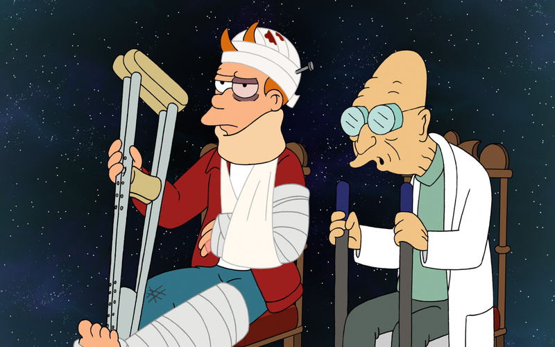 Professor Farnsworth, 1080P, Futurama, Fry (Futurama)