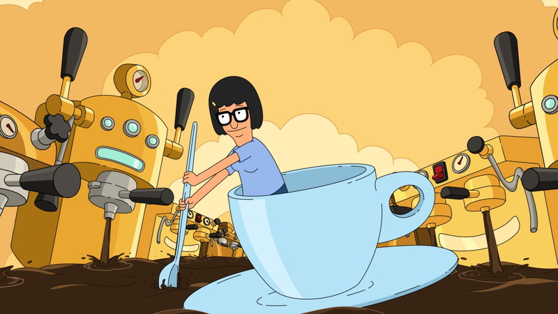 Bobs Burgers, music, 1080P, men, guitarist, nature, musical instrument, technology, communication, adult, real people, one person, lifestyles, waist up