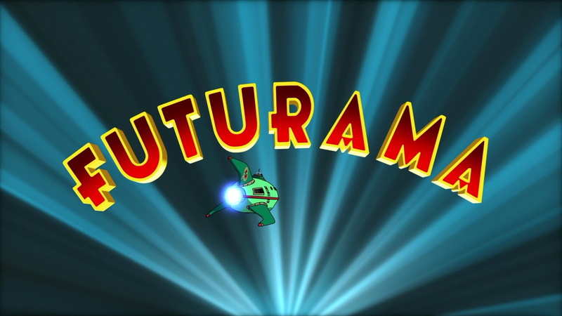 1080P, cartoon, spaceship, typography, Futurama, TV