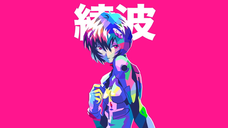 anime girls, 1080P, Ayanami Rei, artwork, Evangelion Anima