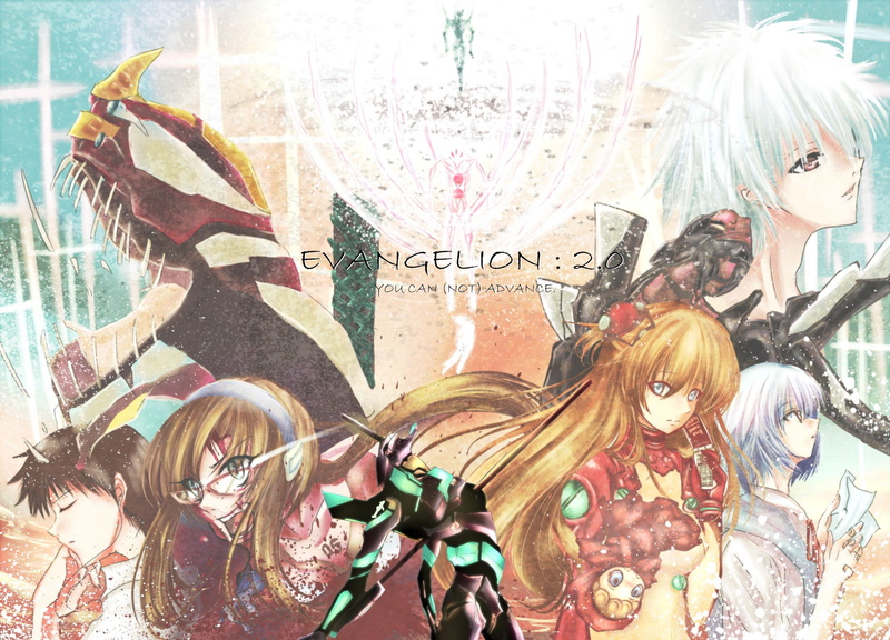 Neon Genesis Evangelion, Makinami Mari, EVA Unit 01, EVA Unit 02, Asuka Langley Soryu, Ayanami Rei, Kaworu Nagisa, Ikari Shinji, Evangelion:2.0, 1080P