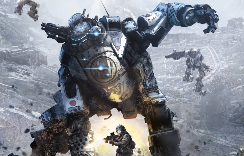 pilot, Fur, Electronic Arts, Atlas, fighter, devastation, gray, soldiers, battle, 1080P, protection, Robots, The titans, Respawn Entertainment