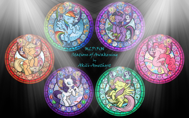 rainbow, twilight, hearts, little, Elements, dash, pony, ap, 2K, kingdom, art, Kingdom Hearts, games, video, hd, rarity, fluttershy, sparkle, pie, pinkie