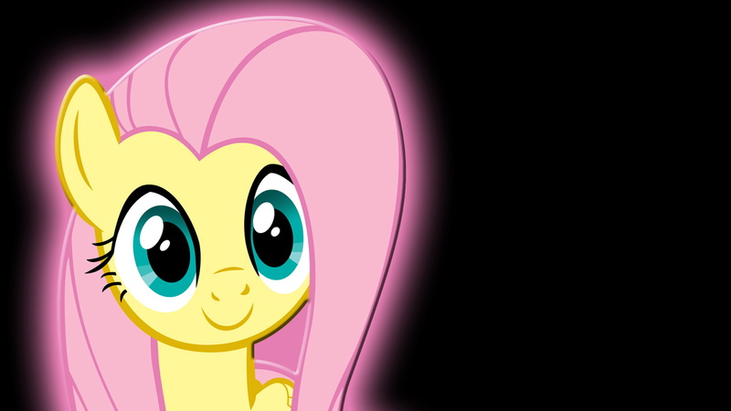 1080P, black, my, pony, hd, fluttershy, cartoon/comic, little