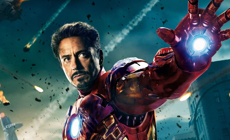 iron man, males, Movies, Film, aggression, The Avengers, 2012, Superhero, blue, movie, holding, avengers, iron, night, standing, one person, front view