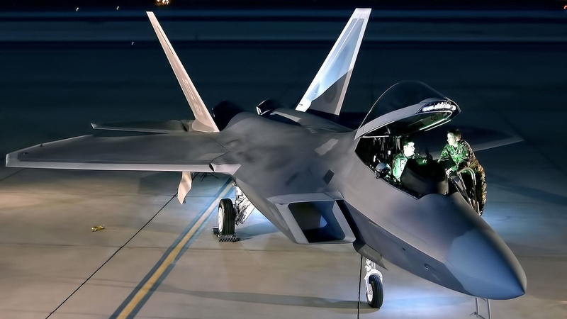 jet, Raptor, gray, multi-purpose fighter of the fifth generation, fighter, 1080P, Lockheed/Boeing, cabin, F-22, pilot