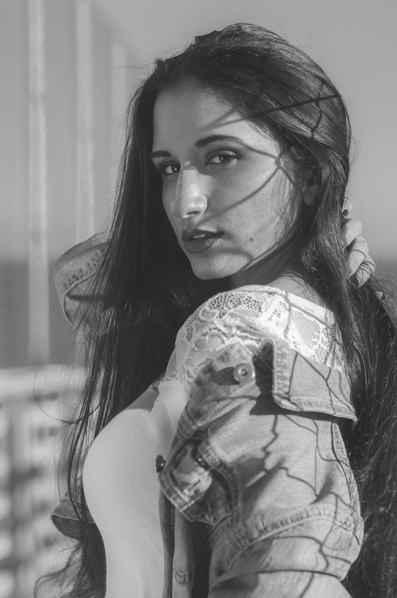 portrait, women, model, 1080P, monochrome, 500px, Ruben Cid