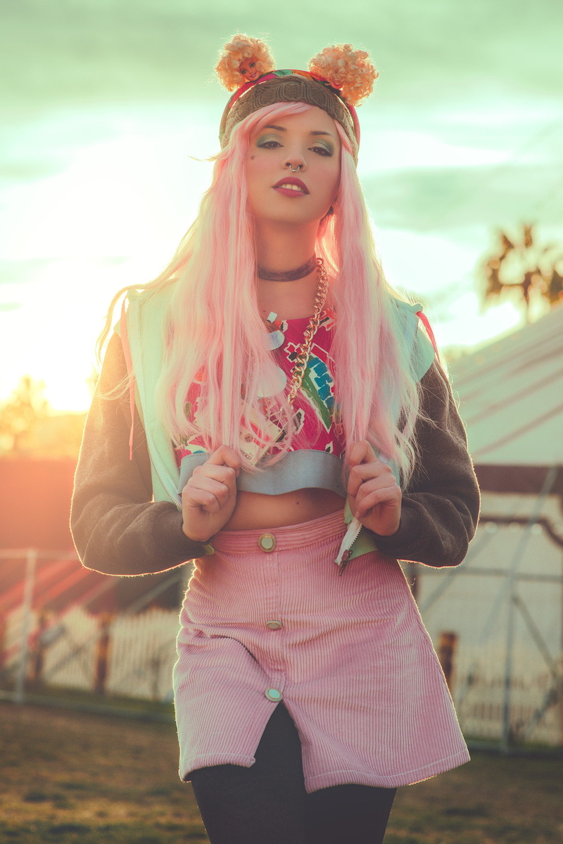 Ruben Cid, model, women, 1080P, pink hair, 500px