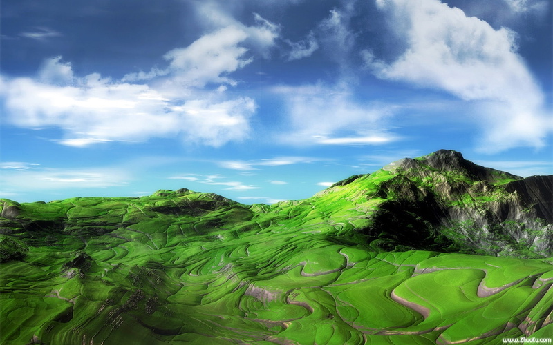 dale, Hill, 720P, Green
