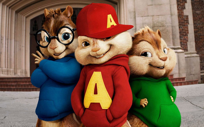 chipmunks, squeakquel, 2010, 1080P, alvin