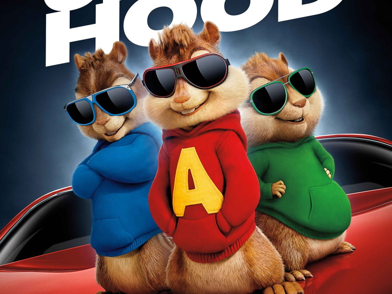 Chipmunks, 1080P, chip, Road, Alvin