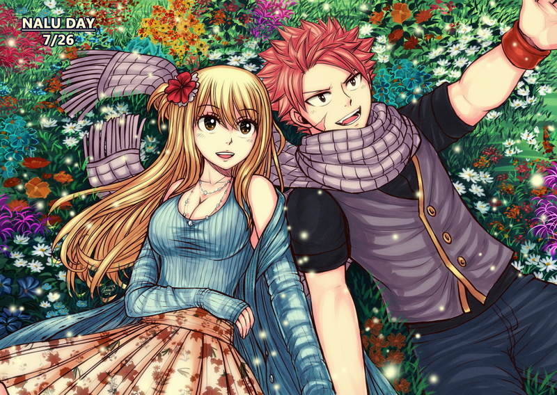 real people, looking at camera, people, Anime, creativity, casual clothing, outdoors, smiling, Lucy Heartfilia, front view, human representation, Fairy Tail