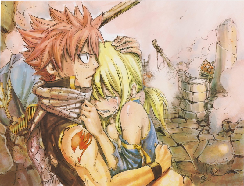 Fairy Tail, Anime, Lucy Heartfilia, Natsu Dragneel, NaLu (Fairy Tail), 1080P