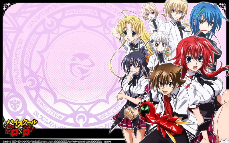 art and craft, female likeness, women, multi colored, High School DxD, representation, men, leisure activity, mural, real people, Anime, creativity, indoors