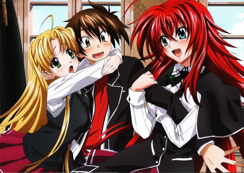 real people, red, hairstyle, representation, indoors, lifestyles, High School DxD, celebration, two, mask, costume, male, looking at camera, people, human representation