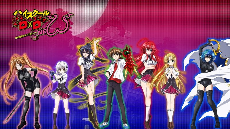 Koneko Toujou, Asia Argento (High School DxD), Akeno Himejima, Anime, Xenovia Quarta, Issei Hyoudou, High School DxD, Irina Shidou, 1080P, Rias Gremory