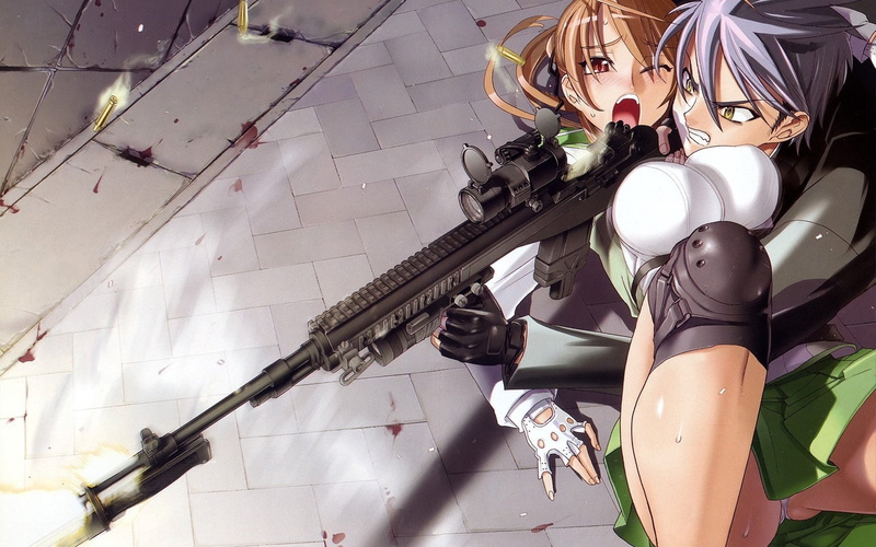 Anime, 1080P, illustration, Highschool Of The Dead, dead, Takashi Komuro, highschool, Rei Miyamoto