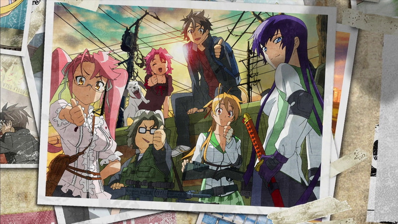 Kouta Hirano, Takagi Saya, Busujima Saeko, 1080P, Komuro Takashi, Alice Maresato, Miyamoto Rei, anime, Highschool of the Dead