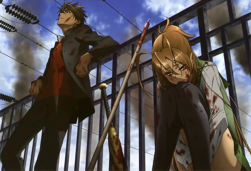 hd, highschool of the dead, takagi, rei, saya, hot, Miyamoto Rei, dead, miyamoto, highschool, saeko, art, x, 2K, busujima, anime