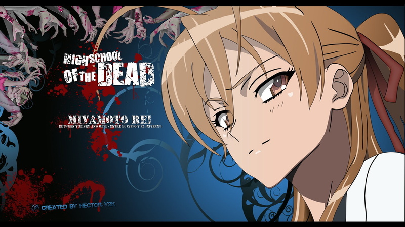 anime, Highschool of the Dead, 1080P, Miyamoto Rei