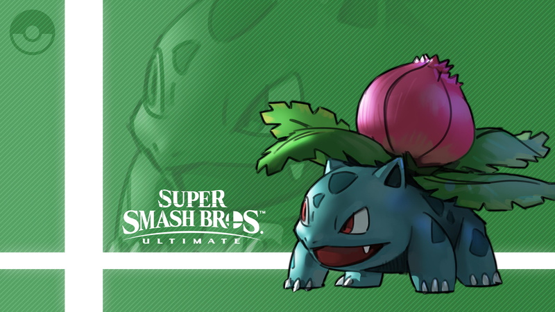 2K, Super Smash Bros. Ultimate, Video Game, Ivysaur (Pokémon)
