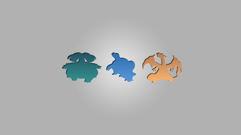 1080P, Charizard, Venusaur, Pokémon, Blastoise