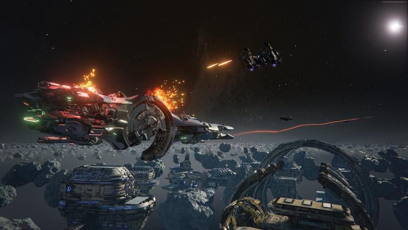 PS 4, PC, Dreadnought, space ship, 4K, Xbox One