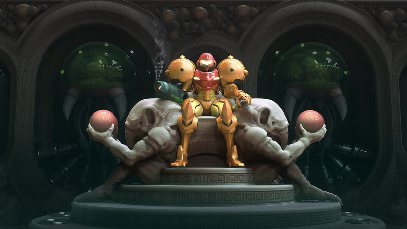 spirituality, 1080P, religion, architecture, representation, idol, belief, building, built structure, art and craft, sculpture, Samus Aran, human representation