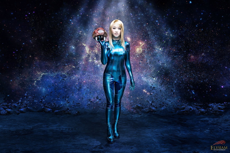 samus, zero suit, metroid, asian, cosplay, 1080P