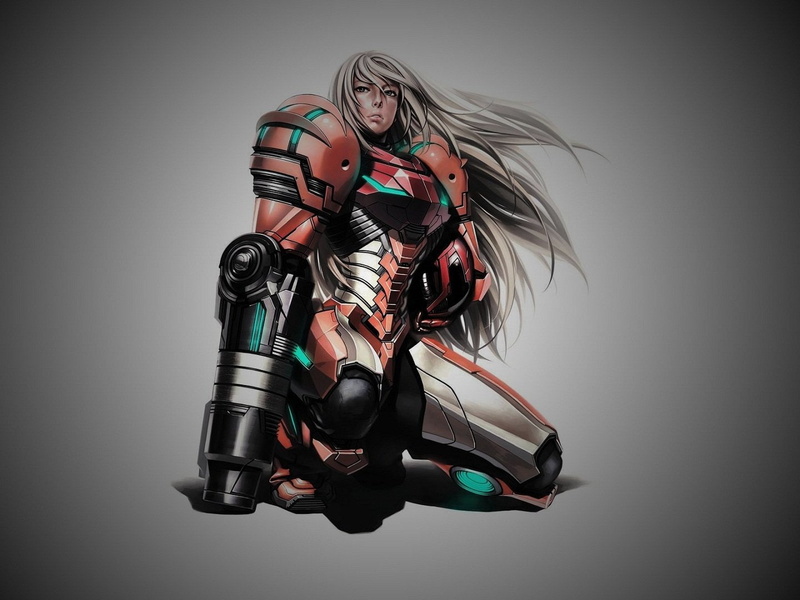 sketch, 720P, Metroid, chozo, Samus Aran, Metroid Prime