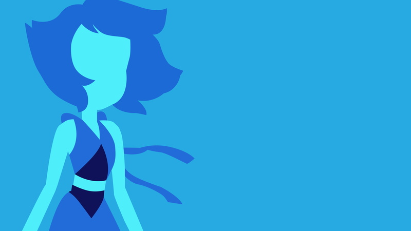copy space, water, art and craft, animal themes, 5K, studio shot, blue background, vibrant color, representation, nature, vertebrate, animal, blue, steven universe lapis lazuli minimalism blue