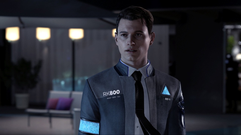 front view, focus on foreground, indoors, government, suit, young adult, clothing, portrait, one person, Video Game, looking at camera, security, 1080P