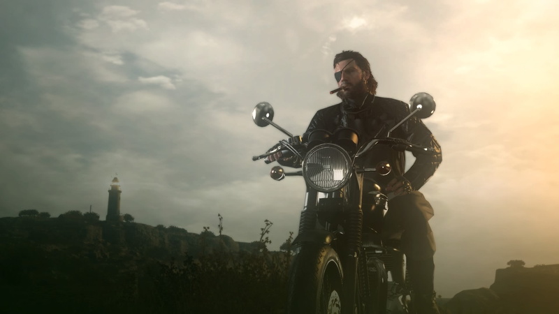 Naked Snake, Venom Snake, motorcycle, 1080P, Metal Gear Solid V: The Phantom Pain, Big Boss