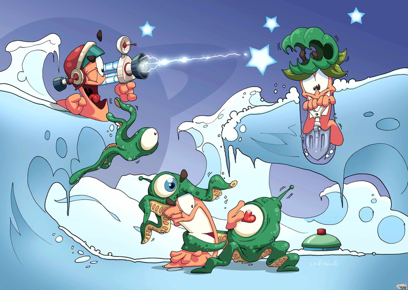 Worms, 4K, Worms: A Space Oddity