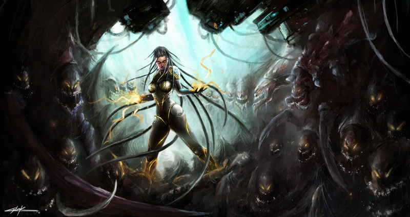 StarCraft II: Heart of the Swarm, Sarah Kerrigan, 1080P, Starcraft