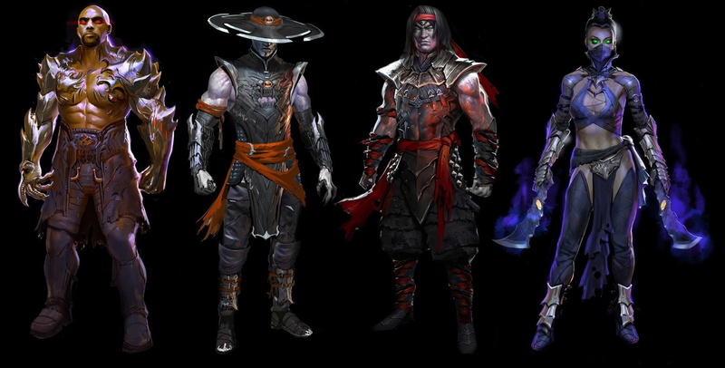 dark, studio shot, three objects, no people, mortal kombat x concept art digital art artwork digital 2d video games kitana liu kang kung lao jax, art and craft