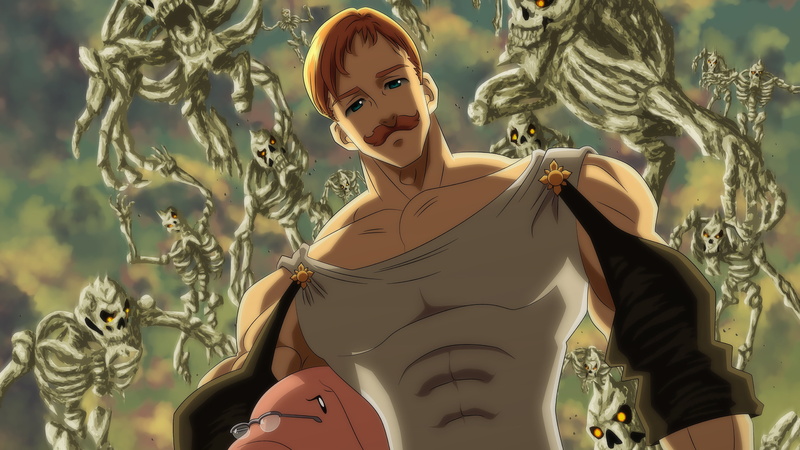 anime men, Escanor, anime boys, Nanatsu no Taizai, Hawk (Nanatsu no Taizai), 4K, Seven Deadly Sins, anime