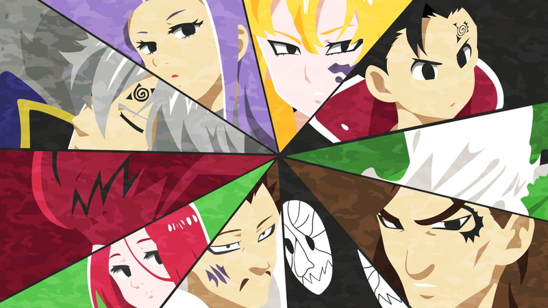 1080P, Fraudrin (The Seven Deadly Sins), Galand (The Seven Deadly Sins), Gloxinia (The Seven Deadly Sins), Monspeet (The Seven Deadly Sins), Estarossa (The Seven Deadly Sins)