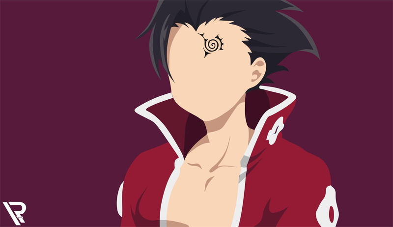 Anime, Minimalist, Tattoo, 1080P, Zeldris (The Seven Deadly Sins), Black Hair, The Seven Deadly Sins