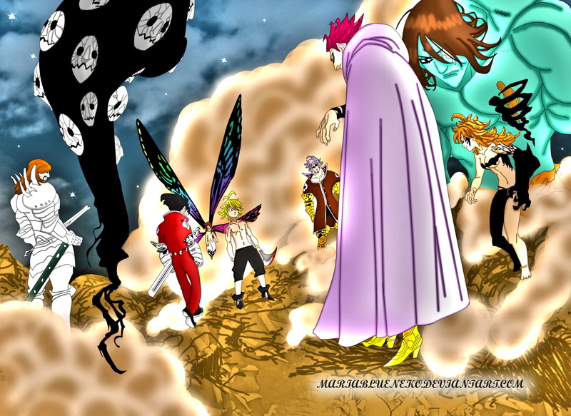 Monspeet (The Seven Deadly Sins), Meliodas (The Seven Deadly Sins), Gloxinia (The Seven Deadly Sins), Zeldris (The Seven Deadly Sins), Fraudrin (The Seven Deadly Sins)